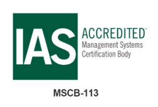 IAS ACCREDITED Management Systems Certification Body MSCB-113