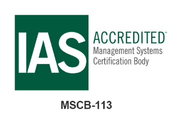 IAS ACCREDITED Management Systems Certification Body MSCB-113